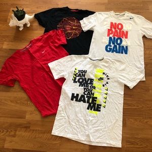 Lot of 4 Men’s Nike shirts size Medium